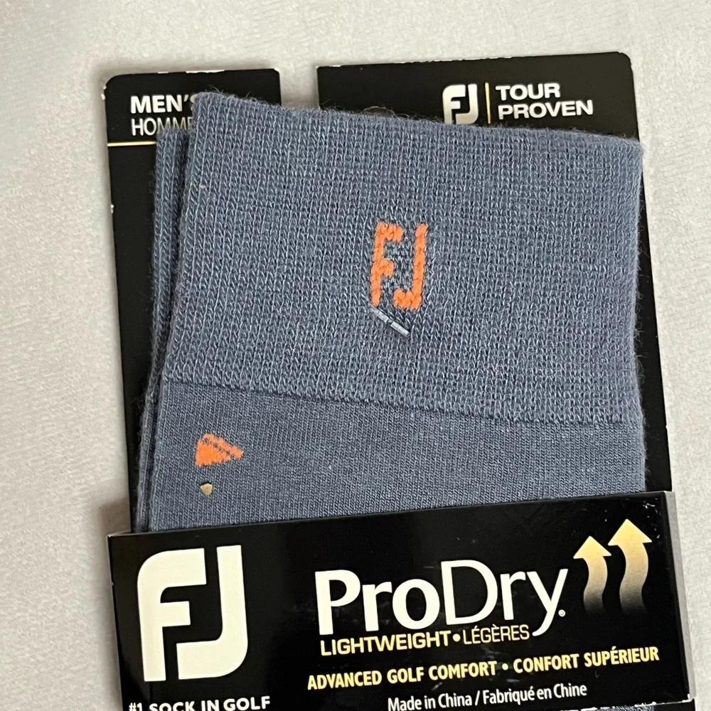 NEW 2024 Mens Footjoy ProDry CREW Solid Golf Socks, 1 PAIR,Size 7-12